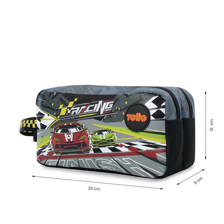 Estuche Totto 2 Cremalleras Grand Prix