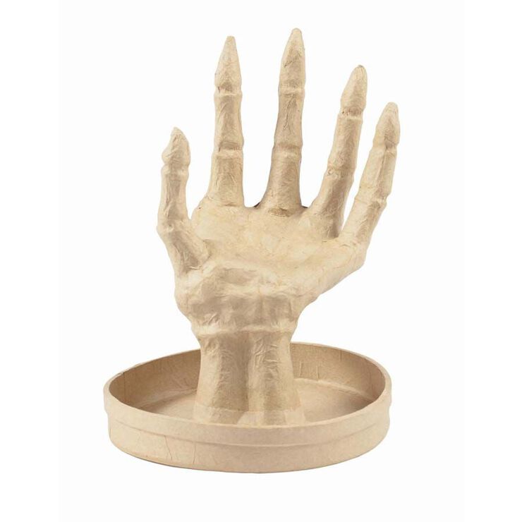 Figura Paper maix&eacute; D&eacute;copatch M&agrave; Esquelet Halloween12cm