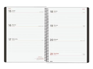 Agenda Finocam My Setmana Vista Horitzontal 2027 Castell&agrave; Negre