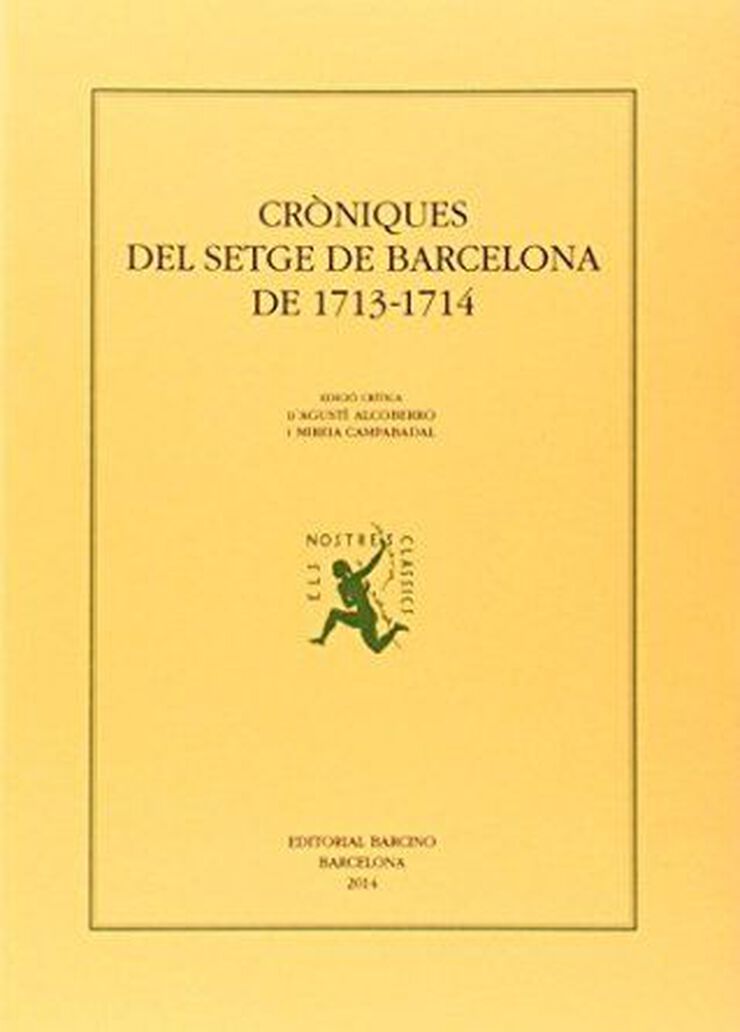 Cròniques del setge de Barcelona de 1713