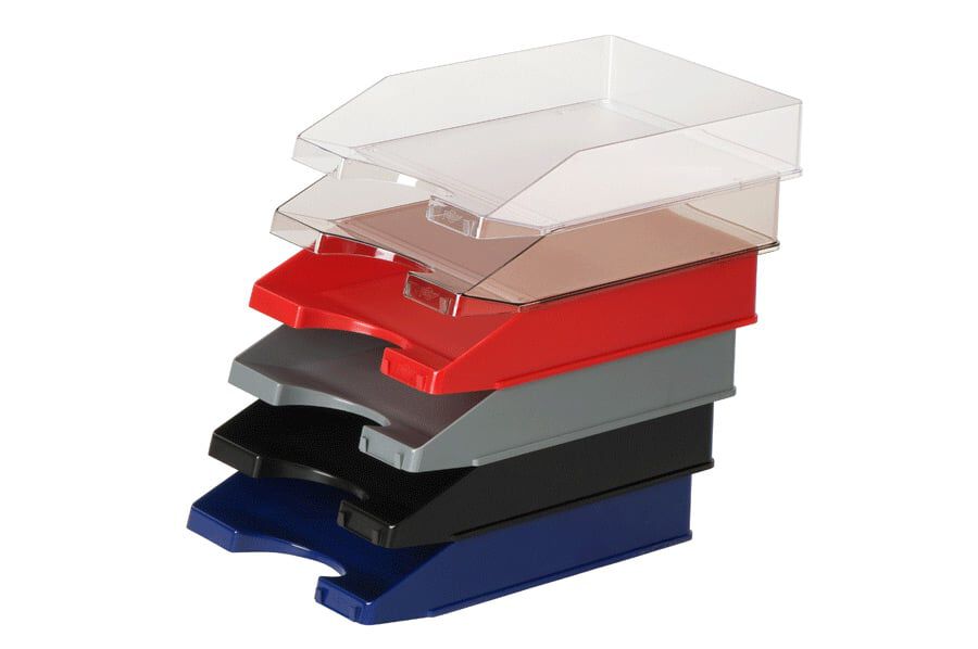 Bandeja sobremesa Abacus 33x25cm L/F azul