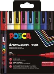 Rotuladores Posca PC-3M 0,9-1,3mm Basics 8 colores