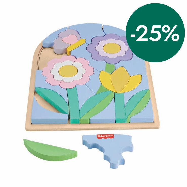 Fisher Price Encaix Fusta Flors