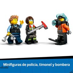 LEGO® LEGO City Remix: Helicóptero, Camión de Bomberos y Submarino 60462