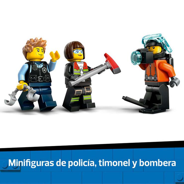 LEGO® LEGO City Remix: Helicóptero, Camión de Bomberos y Submarino 60462