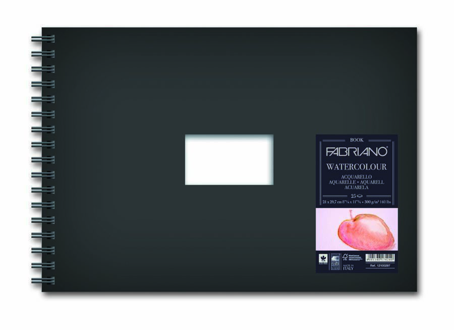 Bloc espiral Acuarela Fabriano A4 25 hojas 300g