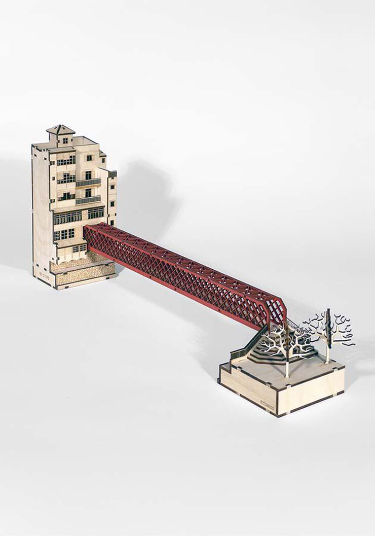 Maqueta Ambwood Pont Ferro Girona