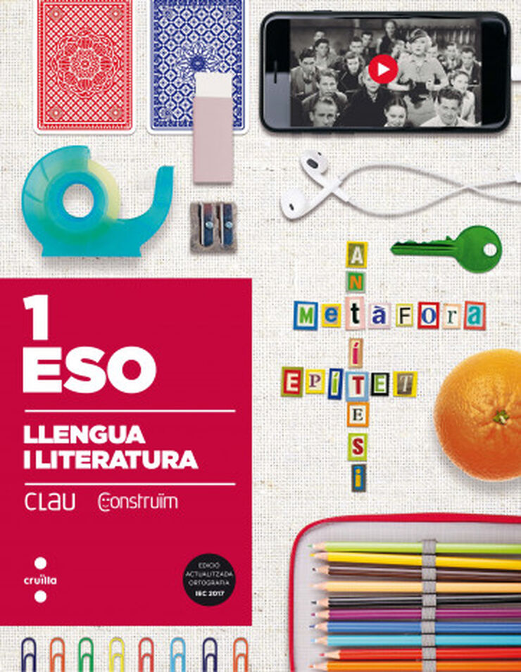 Llengua i Literatura 1 ESO Clau Ed. Crulla