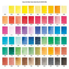 Aquarel·les Koi Pocket box 60 colors
