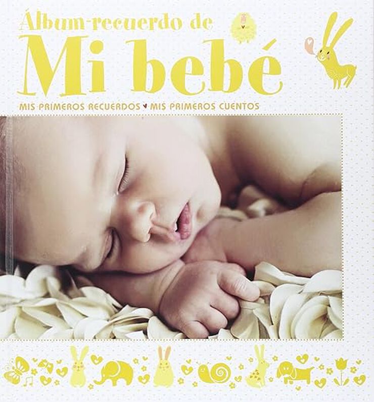 &Aacute;lbum recuerdo de mi beb&eacute; (amarillo)