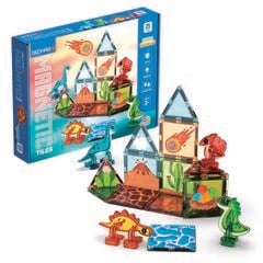 Magnetic Tiles Dino World 25 peces