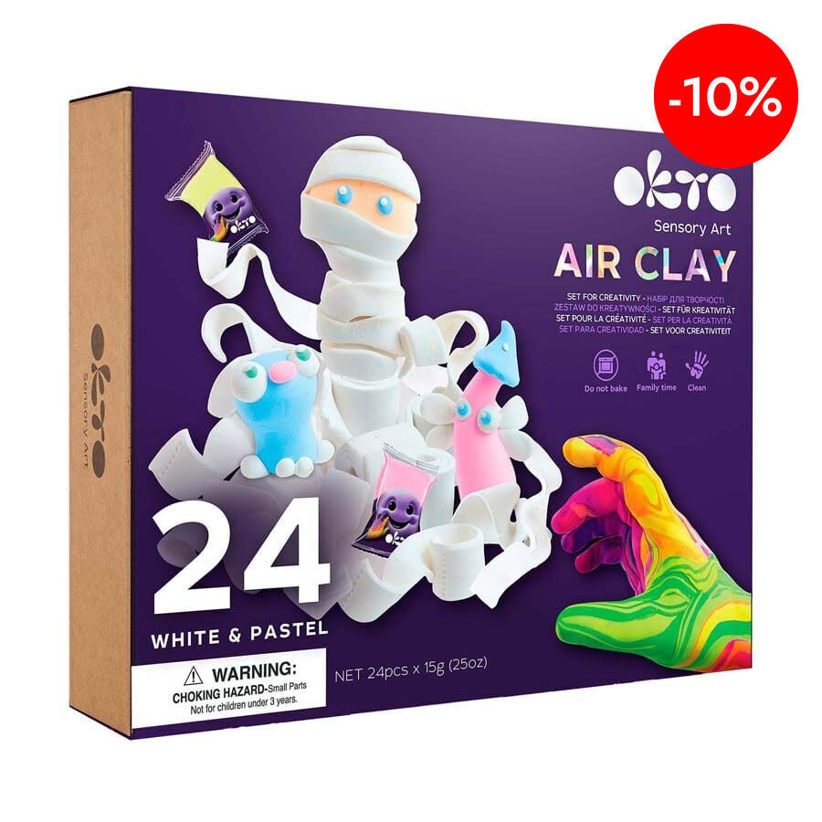 Art sensorial Oktoclay creative set 24 colors pastel