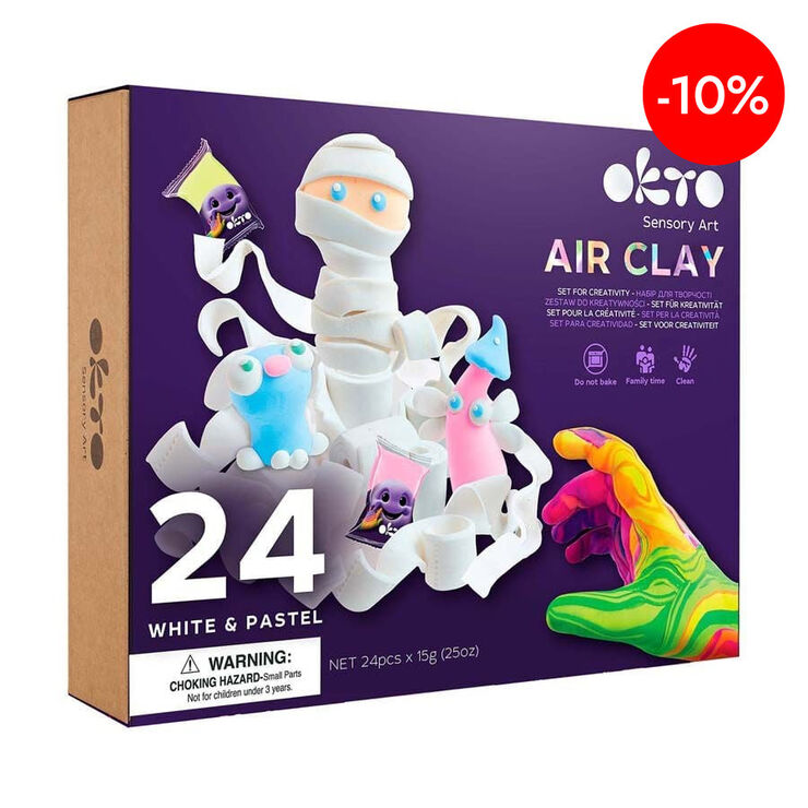 Art sensorial Oktoclay creative set 24 colors pastel