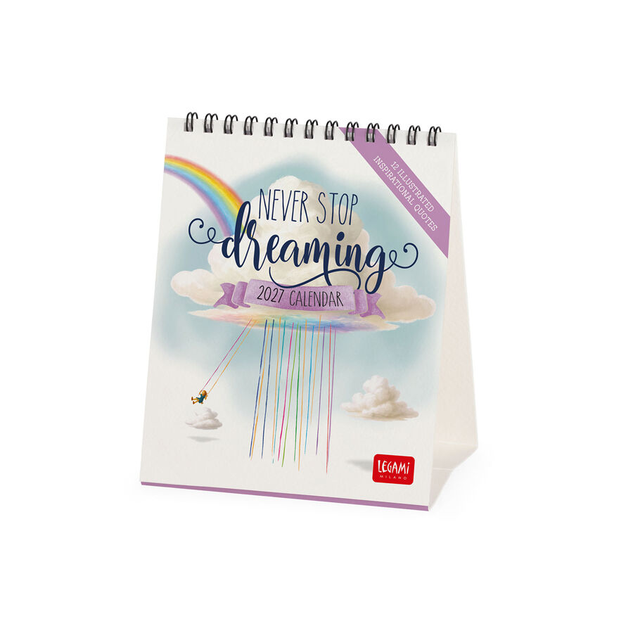 Calendario Legami 12x14,5 Sobremesa Aphorisms Multiling&uuml;e 2027