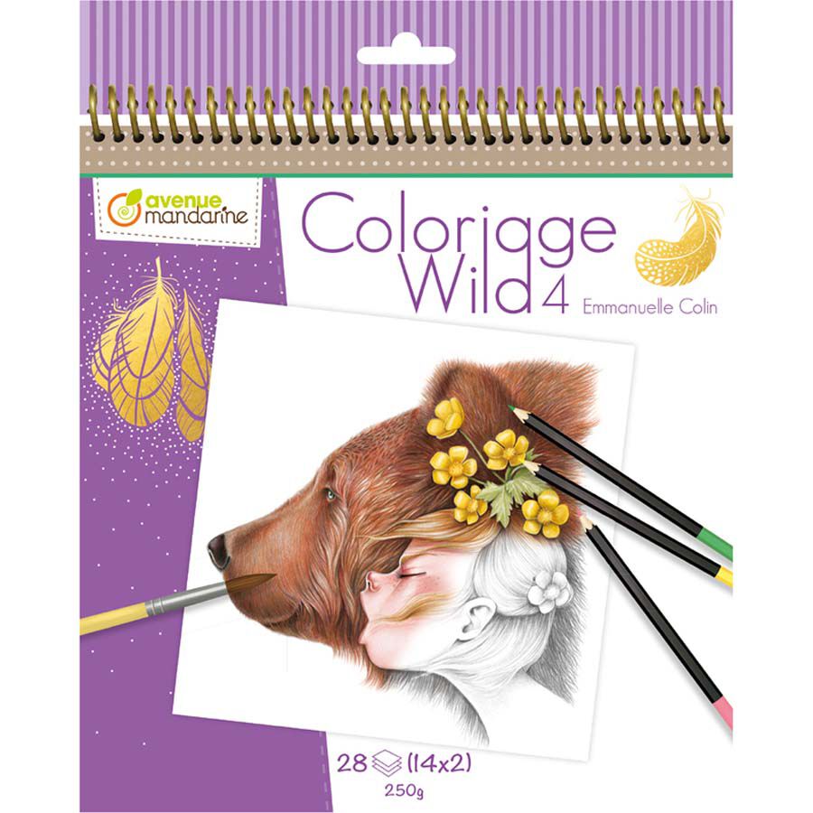 Cuaderno para pintar Wild 4