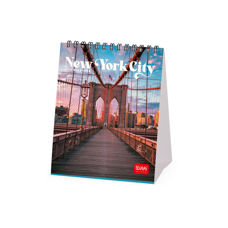Calendario Legami 12x14,5 Sobremesa New York Multiling&uuml;e 2027