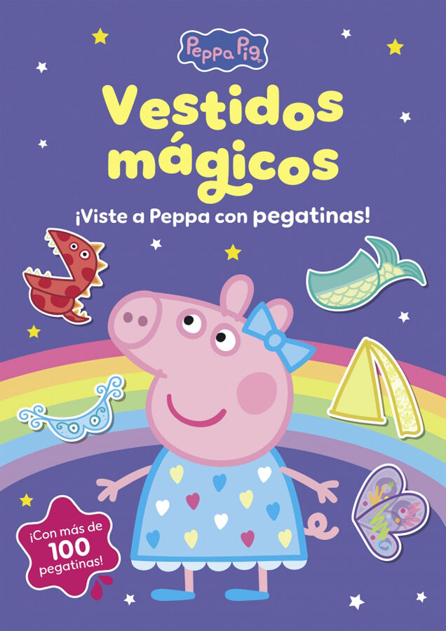 Peppa Pig. Cuaderno de actividades Los vestidos m&aacute;gicos. Cuaderno de pegatinas