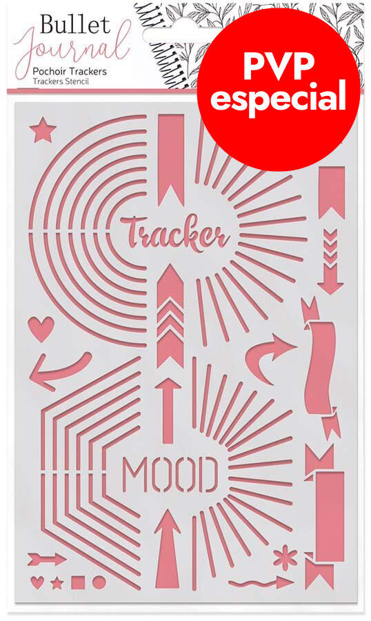 Plantilla Stencil Bullet Journal Aladine mesuradors