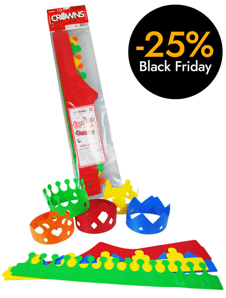 Corona de colors 10 unitats