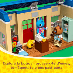 LEGO® Animal Crossing Mininook y casa de Minina 77050