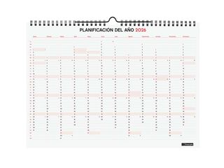Calendario Finocam pared 16 meses  34x24cm cas 2025-26