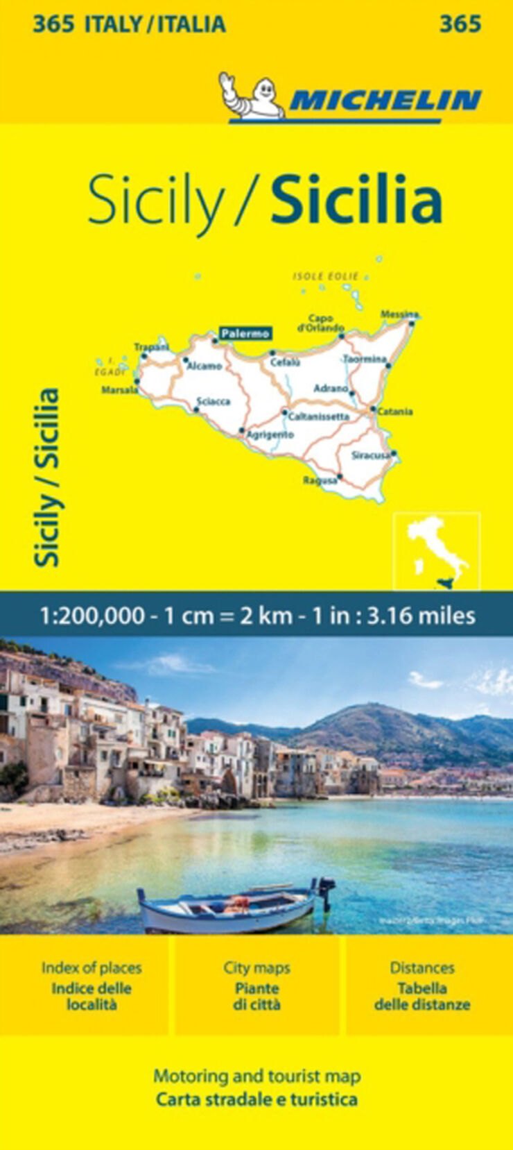 Sicily - Michelin local map 365