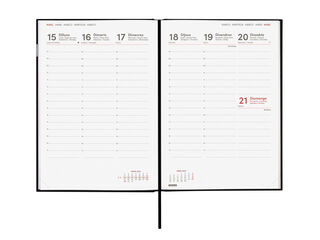 Agenda Finocam Porto Semana Vista Vertical 2027 Catal&aacute;n Negro