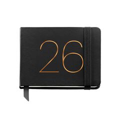 Agenda Miquelrius Pocket 10x7 sem/vista mult 2026 Chester negro