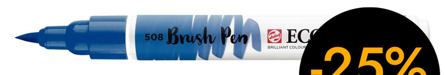 Rotulador Ecoline Brush Pen azul de prusia 508