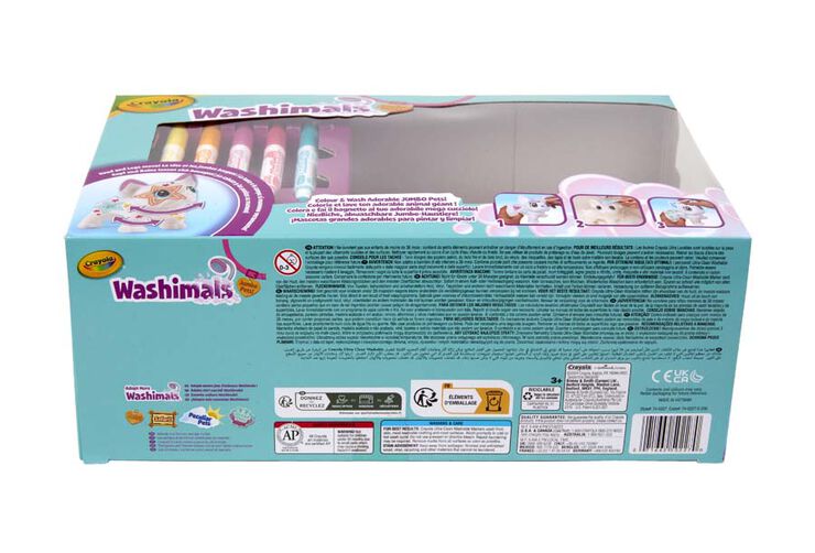 Washimals Mascota Gigante Scribble Scrubbie - El gran Wilbur