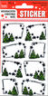 Sticker Navidad Porta Nombres Árbol