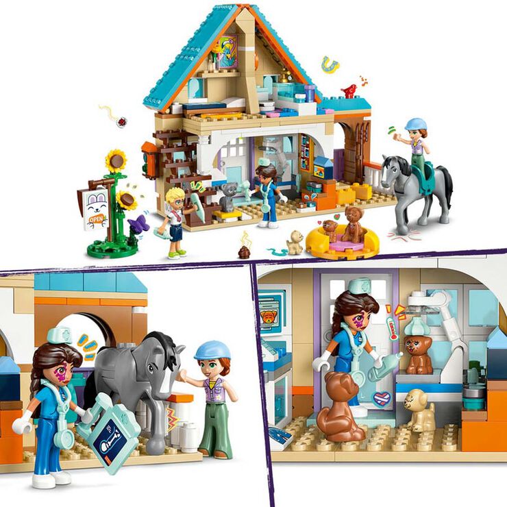 LEGO® LEGO Friends Caballo y Clínica Veterinaria de Mascotas 42651