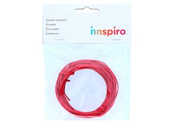 Hilo Aluminio Papel Innspiro rojo 3mm 10m