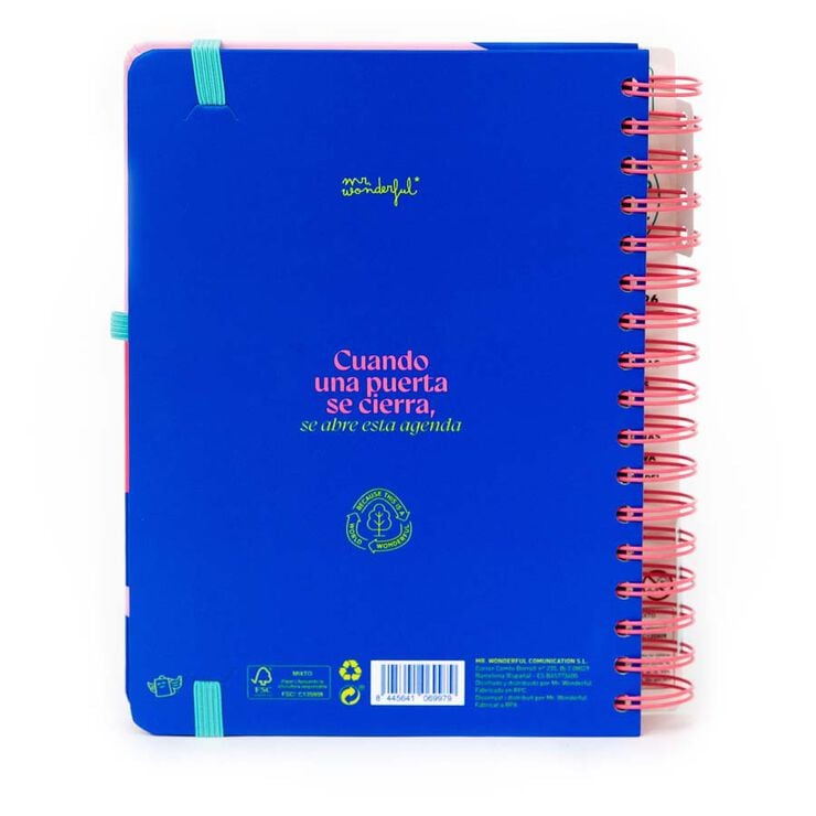 Agenda Mr.Wonderful día/pág 2026 cast Cuando una puerta...