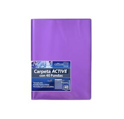 Carpeta 40 fundas A4 Office Box Active