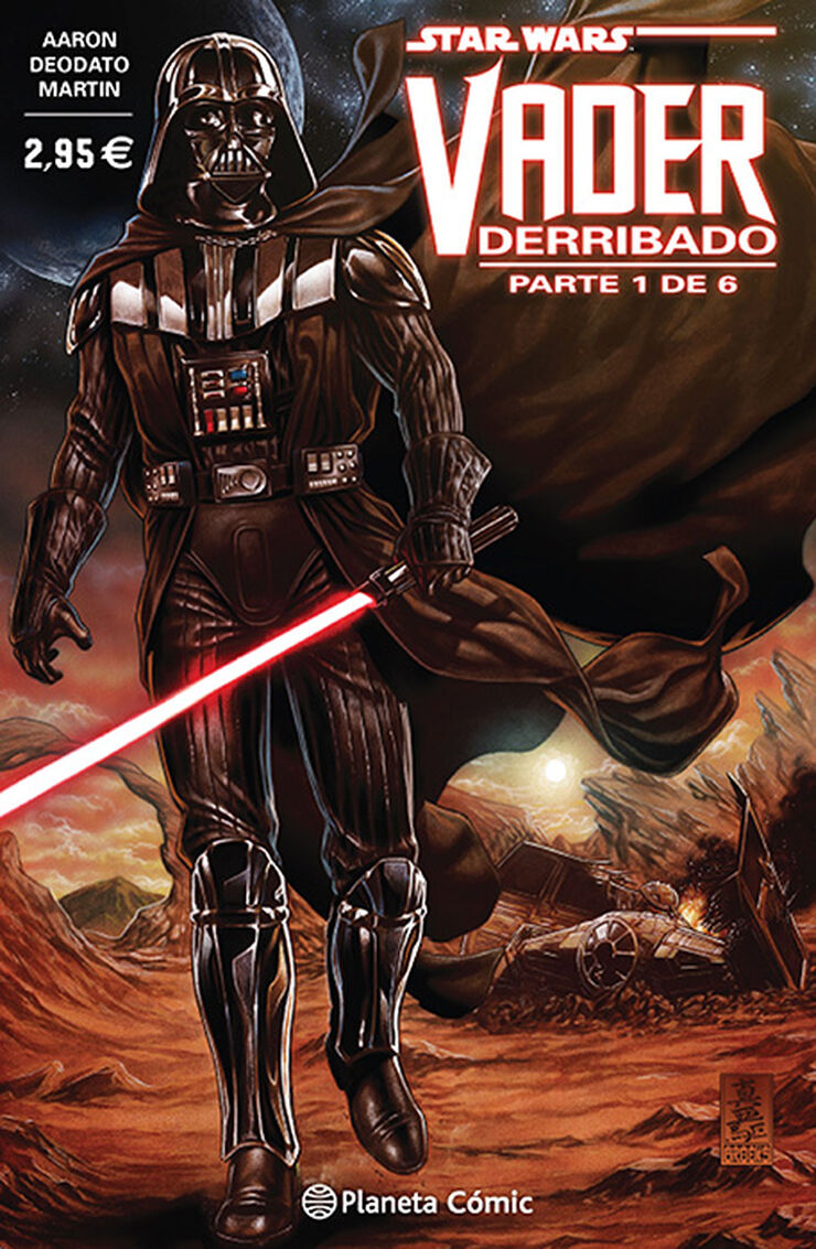 Star Wars Vader derribado 1