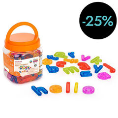 Lletres minúscules translúcides 76 peces