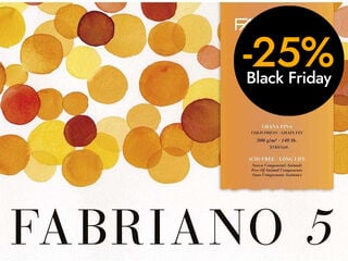 Bloc Acuarela Fabriano 50% algodón 36x51cm 300g