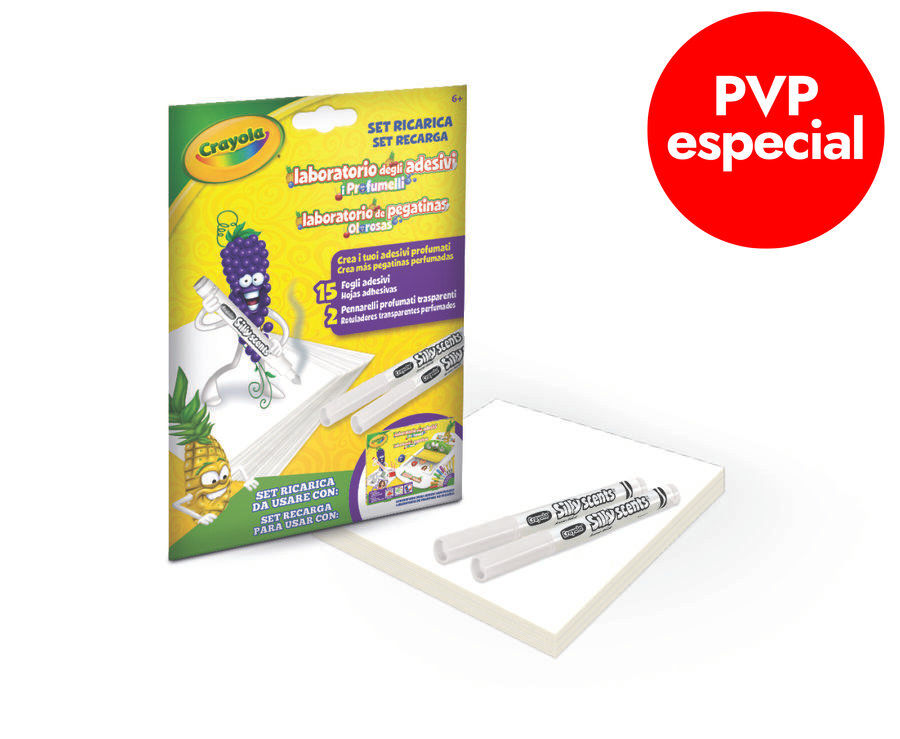 Recambio Laboratorio Pegatinas Crayola