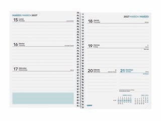 Agenda Escolar Finocam Secundaria 1/4 Sem/Vista Castellano 2026-27 Fiori