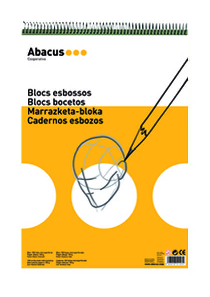 Bloc de boceto Abacus A5 60 hojas