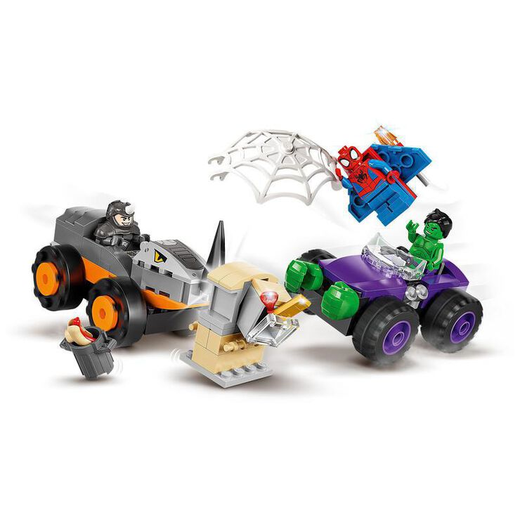 LEGO® Súper Héroes Camión de combate Hulk contra Rhino 10782