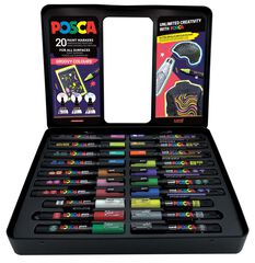 Maletín Posca Groovy 20 piezas