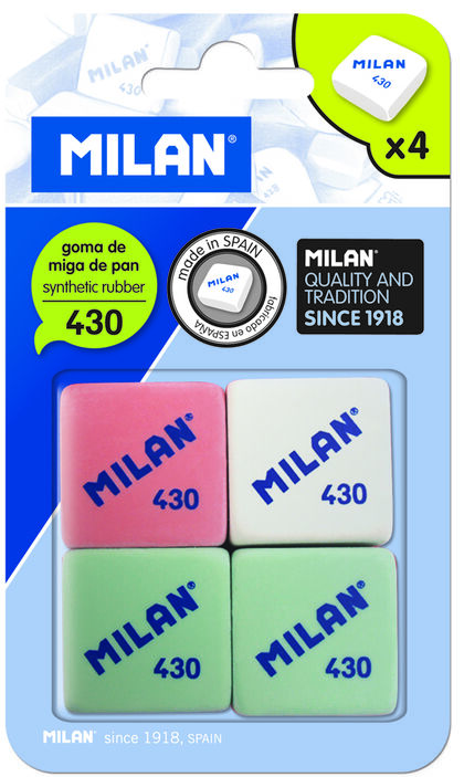 Blister 4 gomas Milan 430