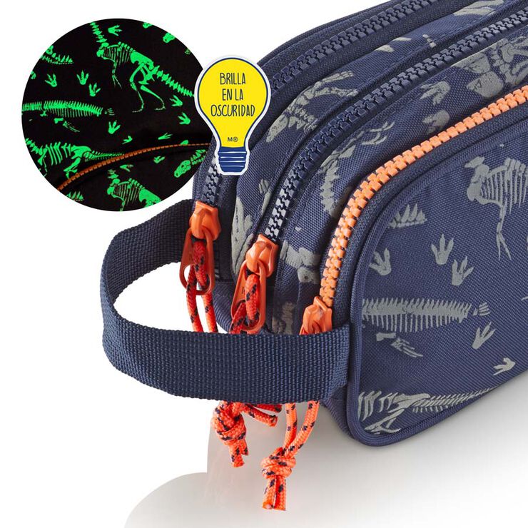 Estuche triple reciclado Miquelrius Dinoworld