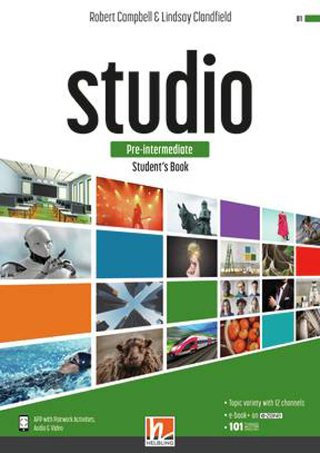 Studio Pre-Interm (B1) Student'S + E Zon Helbling 9783990459072