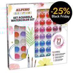 Set Aquarel·la Alpino Color Experience 71 colors