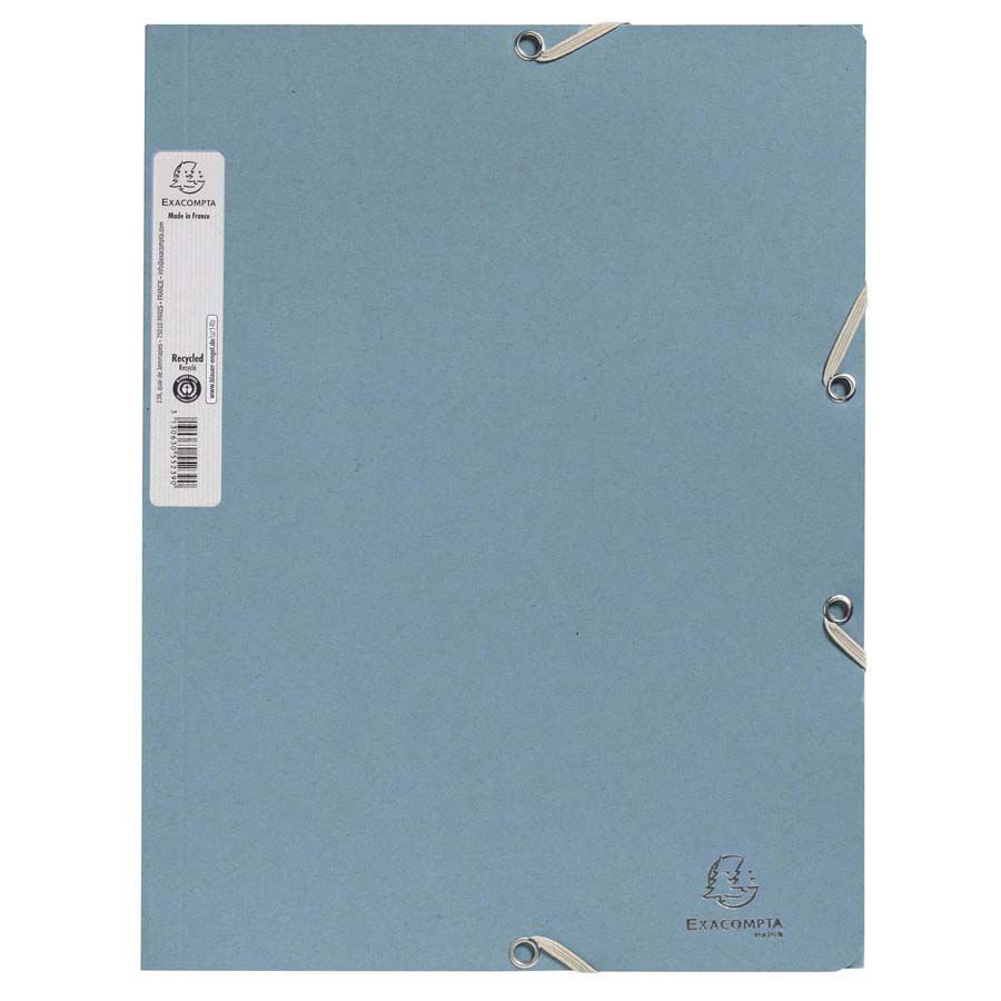 Carpeta 3 solapas A4 Autentik Exacompta azul