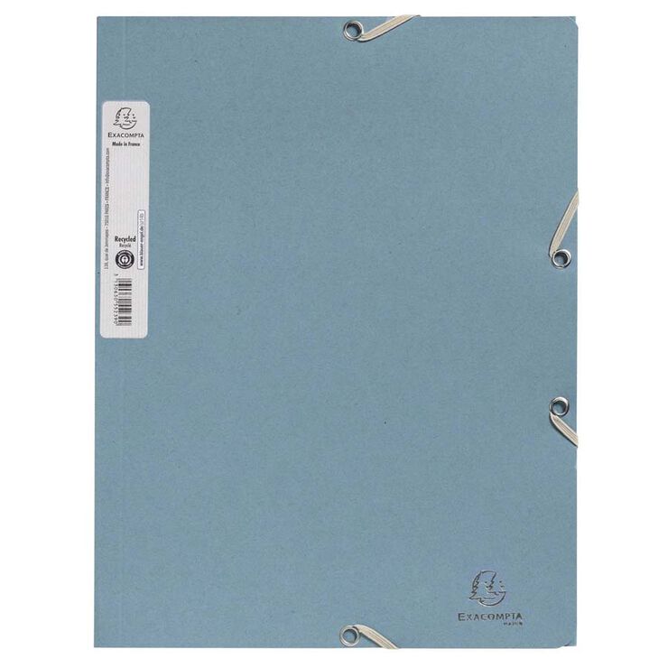 Carpeta 3 solapes A4 Autentik Exacompta blau