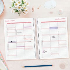 Agenda Finocam Design Collection D&iacute;a P&aacute;gina 2027 Catal&aacute;n Flora